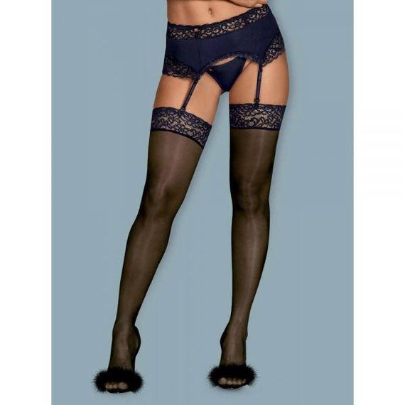 Панчохи Obsessive Drimera stockings blue S / M sexstyle | Зображення 3