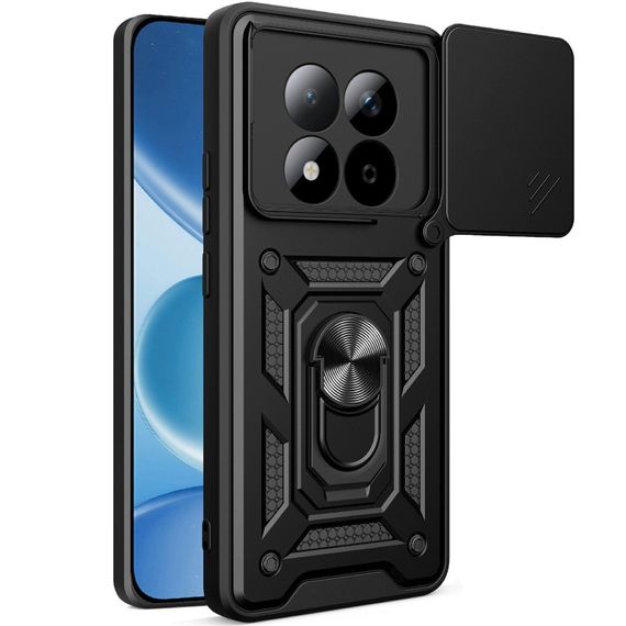 Чохол Ummi Camshield Serge Ring для Xiaomi Redmi Note 15 Pro+ 5G / Poco M8 Pro 5G Чорний / Black