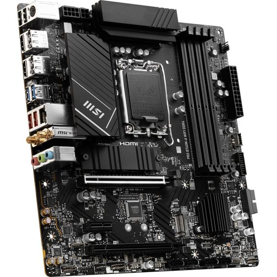 Материнская плата MSI PRO B760M-A WIFI DDR4 | Зображення 3