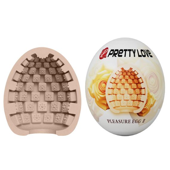Мастурбатор PRETTY LOVE Pleasure Egg II, ABS / TPR sexstyle