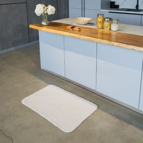 Килимок для підлоги з еко-хутра ТМ Dariana Moonbeam 60*90 см айворі | Зображення 6