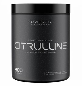 Цитруллин для спорта Powerful Progress Citrulline 300 g /120 servings/ Lemon Lime
