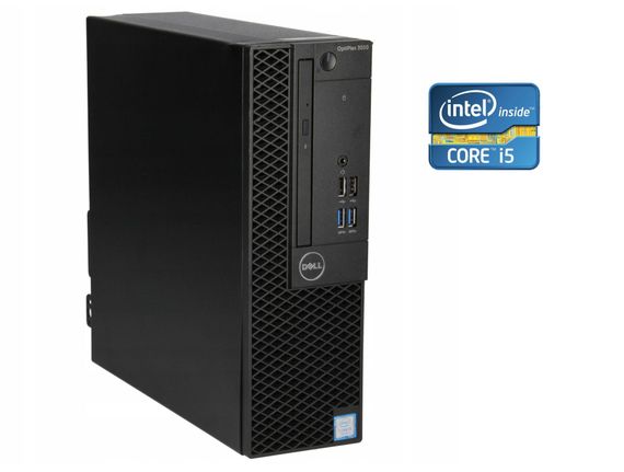 ПК Dell OptiPlex 3050 SFF / Intel Core i5-7400 (4 ядра по 3.0 - 3.5 GHz) / 16 GB DDR4 / 256 GB SSD / Intel HD Graphics 630 / Win 10 б/в