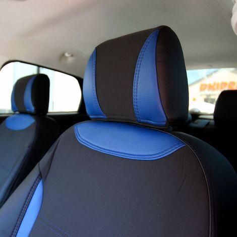 Чехлы на сиденья из экокожи и автоткани ВАЗ Priora 2171 2009-2018 EMC-Elegant | Зображення 1