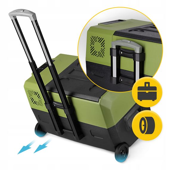 Холодильник туристичний компресорний Mountain Goat XTREME 27.8 л електричний, переносний Black/Olive (P-5905973404884) | Зображення 4