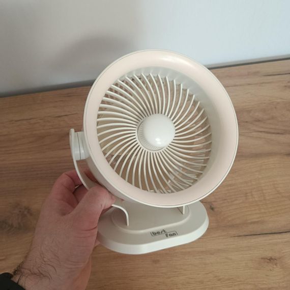 Вентилятор настільний акумуляторний Best Fan BT-003 USB 15 см компактний тихий для дому та офісу | Зображення 3