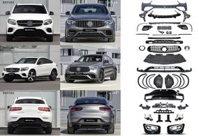 Комплект рестайлинга в GLC63 2022 для Mercedes GLC coupe C253 2016-2023 гг