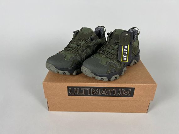 Тактичні всесезонні кросівки Ultimatum Tracking Force B-106 Олива Gore-Tex,Демісезонні тактичні кросівки з мембраною гортекс | Зображення 5