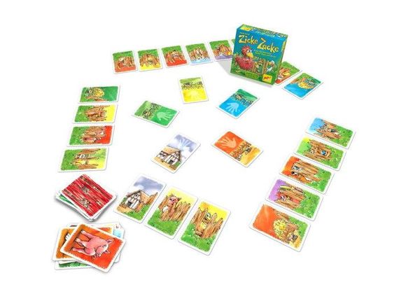 Настільна гра Zicke Zacke Kartenspiel (Циплячі перегони. Карткова гра) | Зображення 1