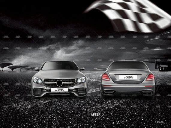 Комплект обвісів AMG E63 (для 2016-2020) для Mercedes E-сlass W213 2016- рр | Зображення 1