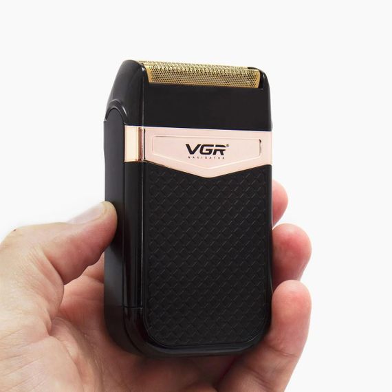 Електробритва акумуляторна для сухого та вологого бриття, V-331 / Потужний шейвер бритва / Тример для стрижки бороди | Зображення 3