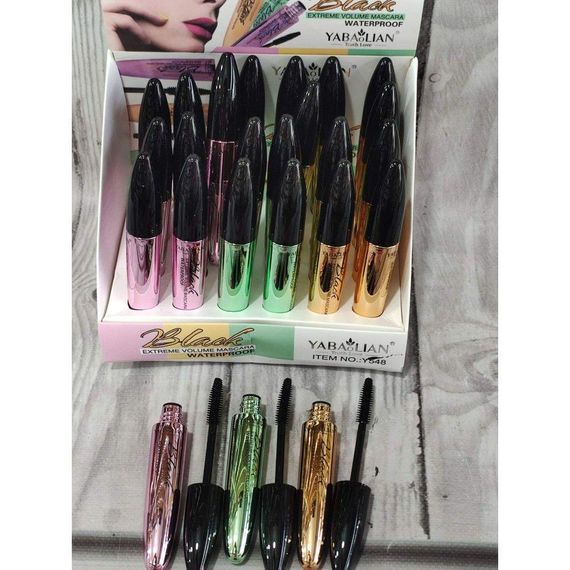 Водостійка туш для вій YABAoLIAN Extreme Volume Mascara Waterproof | Зображення 7