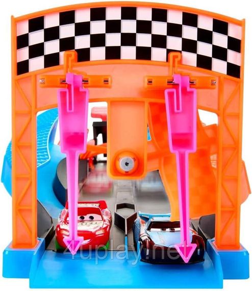 Трек Тачки Перехресний запуск, світиться у темряві Оригінал Disney Cars Glow Racers Launch & Criss-Cross | Зображення 6