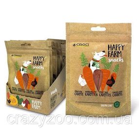 Лакомство для собак Croci Happy Farm курица с морковкой 80 г С1130029