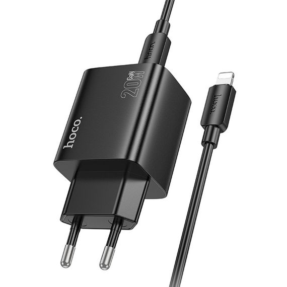 СЗУ Hoco N55 Fundador PD20W four-port (2USB-A/2C) + Type-C to Lightning | Зображення 2