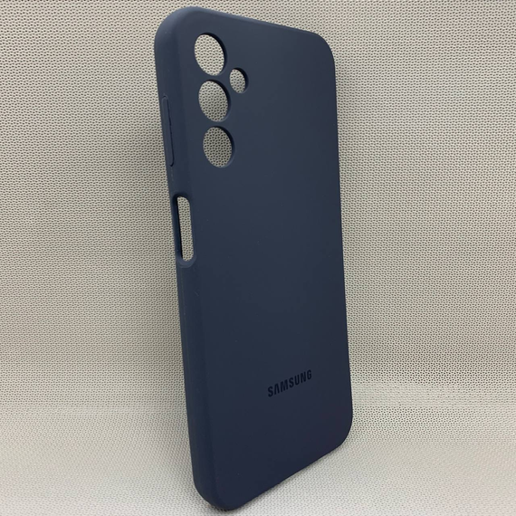 Чохол з логотипом для Samsung Galaxy A14 | Протиударний | Soft Touch | Сірий