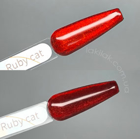 Гель-лак котяче око Gelix Cat Eye Ruby 8мл