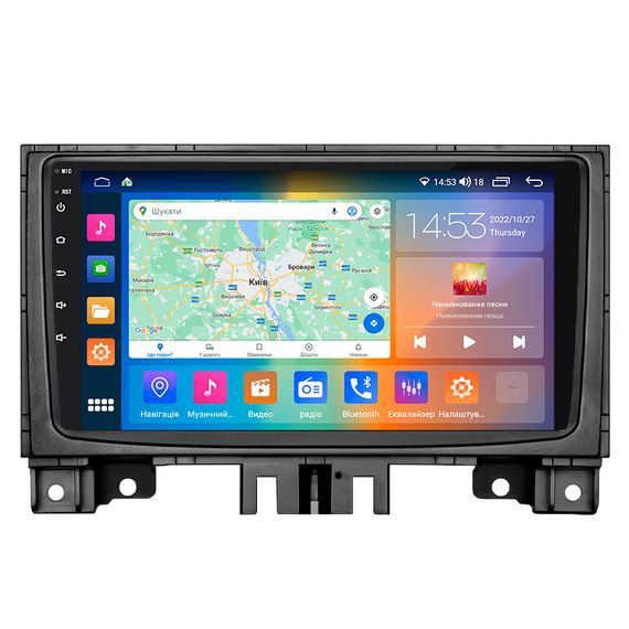 Штатна магнітола Lesko для Volkswagen Crafter I 2006-2011 IPS 9" 4/64Gb CarPlay 4G Wi-Fi GPS Prime