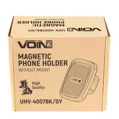 Тримач мобільного телефону VOIN UHV-4007BK/GY магнітний, без кронштейна | Зображення 7