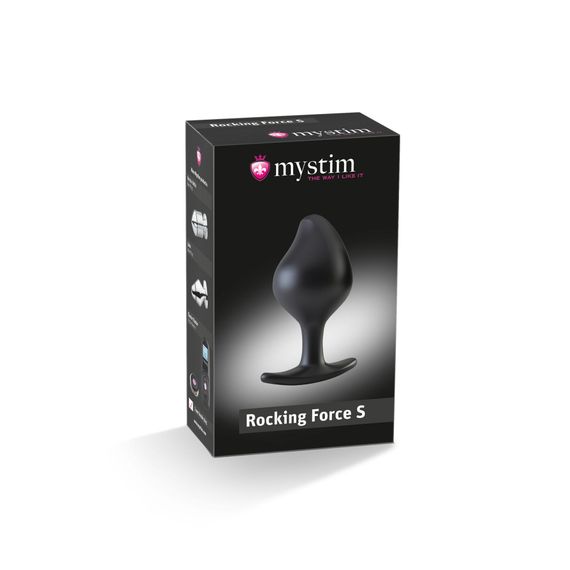 Силіконова анальна пробка Mystim Rocking Force S для електростимулятора, діаметр 3,7 см | Зображення 6