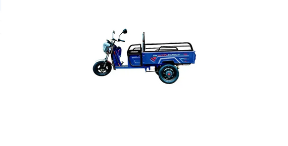 Електротрицикл Crosser CARGO 12 1000-1500W 60 V 32 Ah, самоскид, вантажний електроскутер до 300 кг Синій | Зображення 2