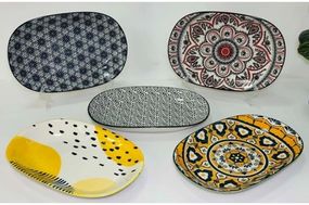 Тарілка овальна Olens Тригір'я 102-615 28х18.5 см
