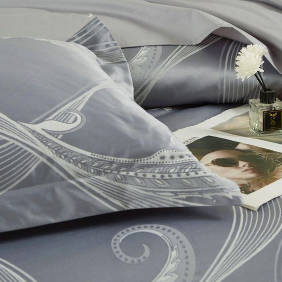 Постільна білизна Jacquard Love You Євро 265 - стильний і якісний текстиль для вашої спальні. | Зображення 5