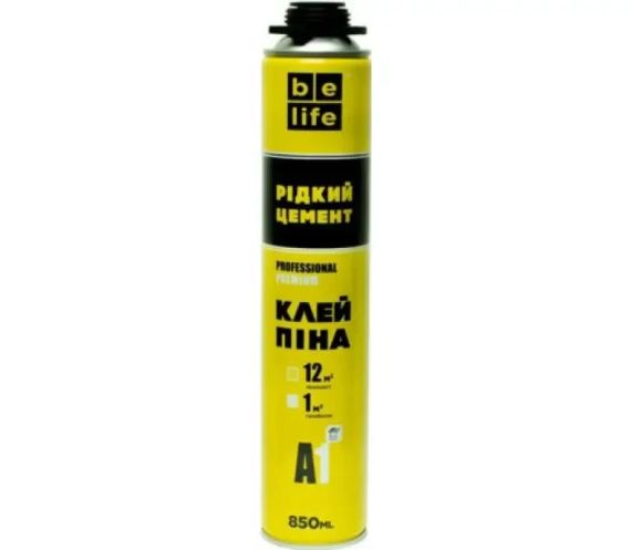 Клей пена  (ЖИДКИЙ ЦЕМЕНТ) BeLife Pro-FС950  850ML