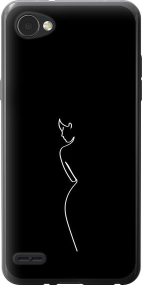 Чехол на LG Q6 Силуэт1 "4590u-1094-17620"