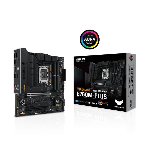 Материнcкая плата ASUS TUF GAMING B760M-PLUS s1700 B760 4xDDR5 M.2 HDMI DP mATX 90MB1ES0-M1EAY0 | Зображення 4