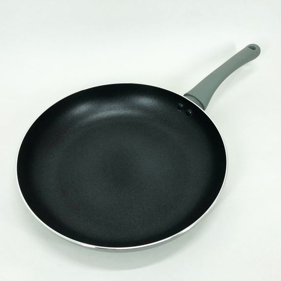 Сковорода алюмінієва 28 см WELL DONE WD-1018W індукція, сковорода зручна на кухню, антипригарна | Зображення 6