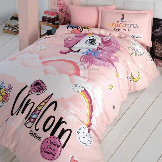 Дитяча постільна білизна Сlasy Ranforce 160х220 Pink Dreams | Зображення 2