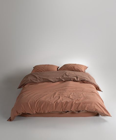 Постільна білизна Limasso Stonewashed Essualte 200 х 220 см Commenser - Woodsmoke | Зображення 1