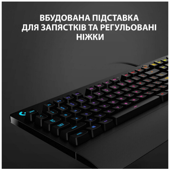 Клавіатура Logitech G213 Prodigy Gaming Keyboard USB UKR (920-010740) | Зображення 5