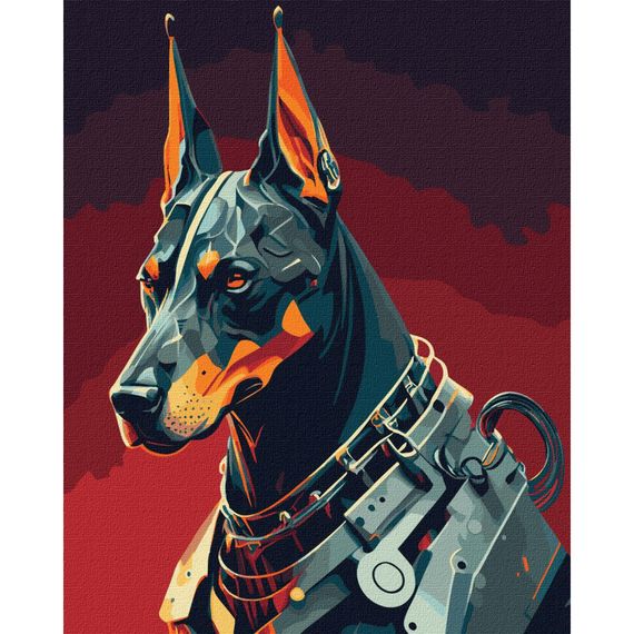 Картина по номерам "Верный страж" ©zubenko.oleksii Идейка KHO5078 40х50 см