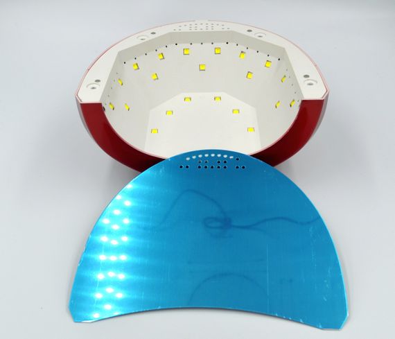 LED + UV лампа для сушки гель лаков и гелей Sun One Red 36 Вт YQ-21 (YQ21SUN1R) | Зображення 4