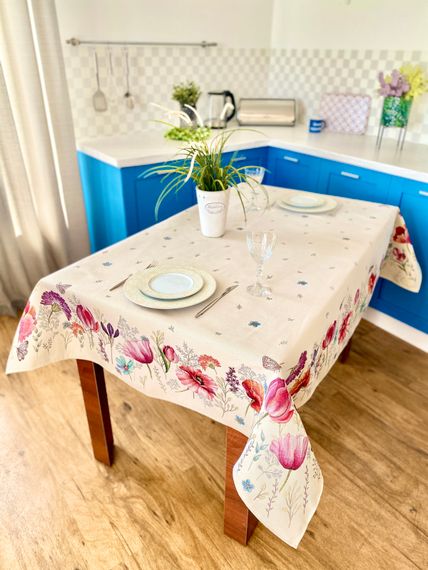 Скатертина гобеленова RUNNER1002 Limaso, 160x250, Прямокутна, Повсякденний, Без люрексу, 75% поліестер, 22% бавовна, 3% акрил, Гобелен | Зображення 2