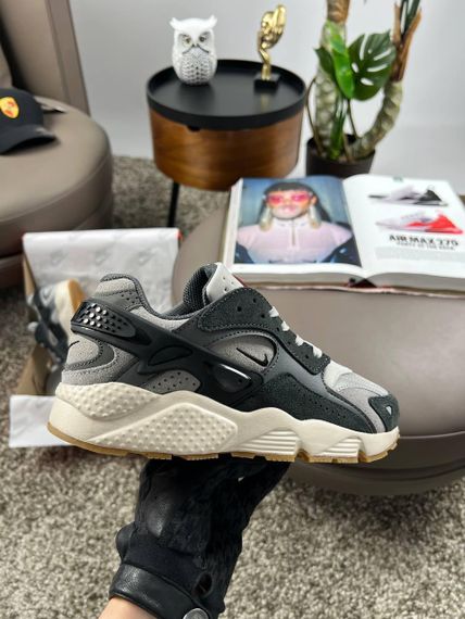 Кросівки Air Huarache Grey Black (шкіра , текстиль) весна / літо / осінь 39 24.5 см | Зображення 8