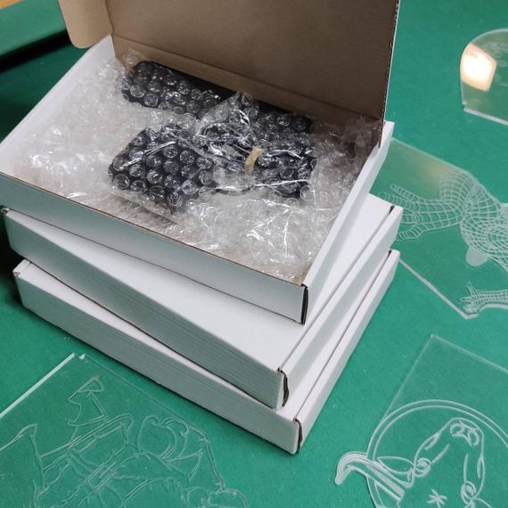 Акриловий світильник-нічник LEGO Ниндзяго білий tty-n001350 | Зображення 2