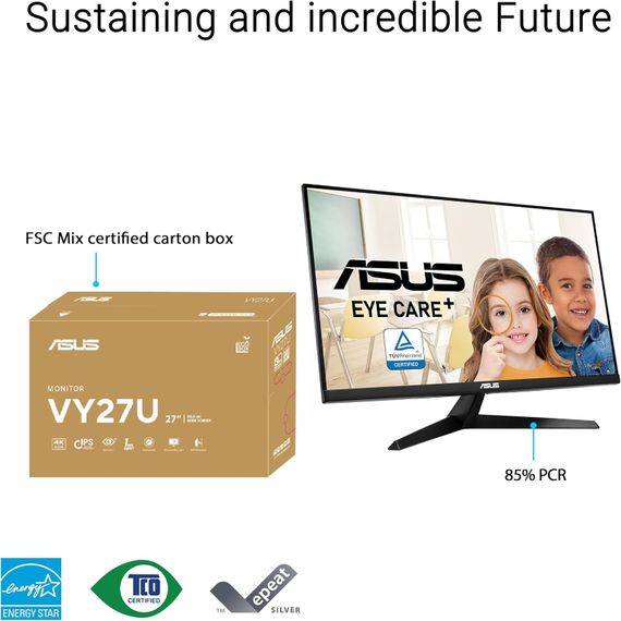Монітор Asus 27&quot; VY27UQ 2xHDMI 90LM09U3-B01170 | Зображення 5