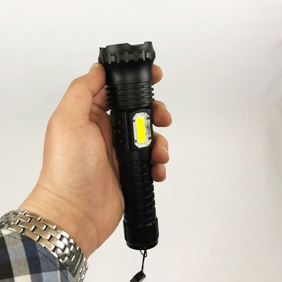 Тактический фонарь Police BL-A95-P50+COB 2 режима, Сверхмощный фонарик, Фонарик светодиодный для туриста | Зображення 3