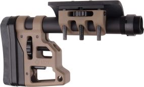 Приклад MDT Skeleton Carbine Stock 9.75. Матеріал - алюміній. Колір - пісочний