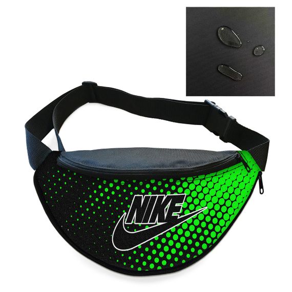 Сумка-бананка Nike мужская/женская спортивная 32×16 см с расширителем поясная сумка или сумка через плечо (3736) | Зображення 1