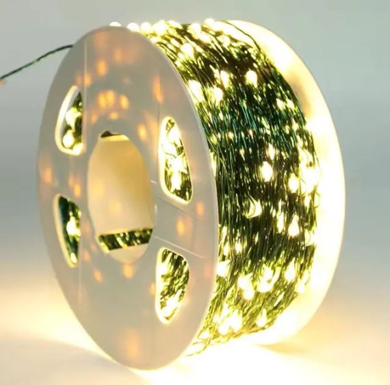 Гірлянда Роса LED на зеленому дроті USB 10 м AND 5335