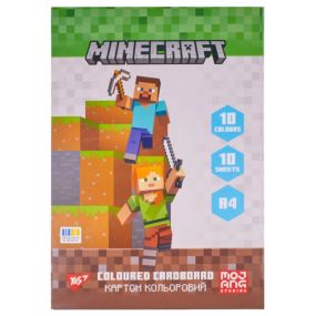 Картон кольоровий Minecraft  YES 955455 10 арк. Різнокольоровий shop (4823092291400)