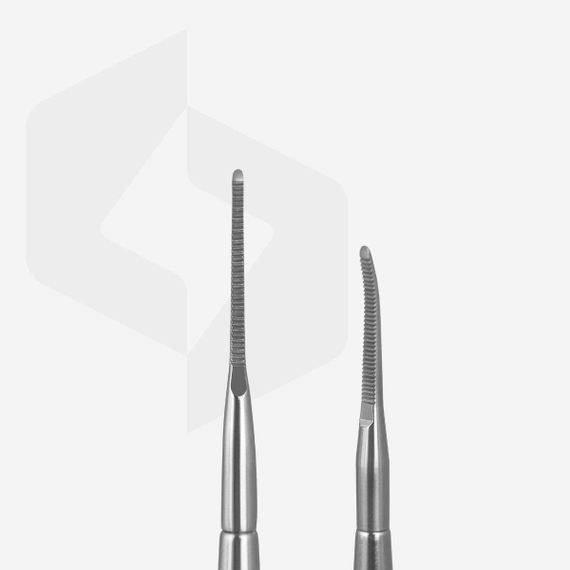 Лопатка педикюрна Staleks Pro Expert 60 Type 4 (пилка тонка пряма + пилка тонка із загнутим кінцем) | Зображення 1