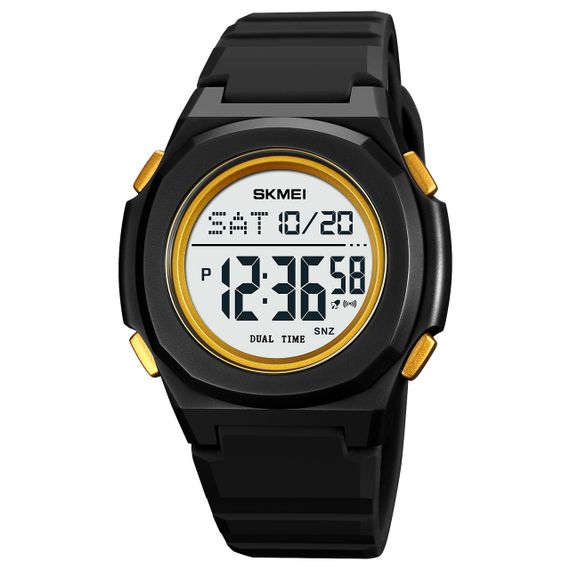 Годинник S2kmei 2023BKGD-WT Black-Gold White