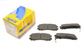 Колодки гальмівні задні Mitsubishi Lancer V-VII 94-13 Galant VII 92-96 Space Wagon 98-04 22-0398-0