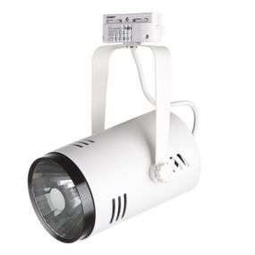 Светильник трековый поворотный LED 413/18W CW WH/BK COB