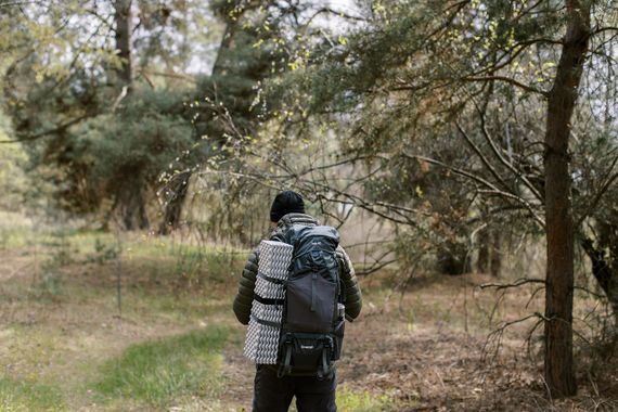 Рюкзак Tramp Trek 40 л сірий, Похідний туристичний рюкзак трамп для трекінгу, Рюкзак для походу і полювання | Зображення 6
